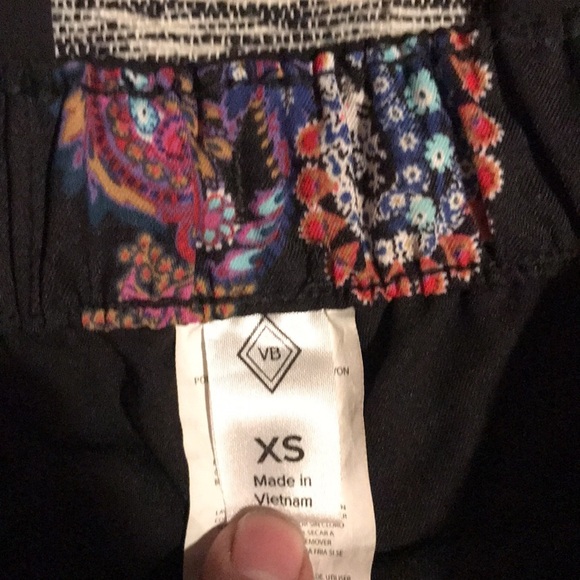 Vera Bradley Black Scrub Bottoms Size XS - Picture 3 of 9